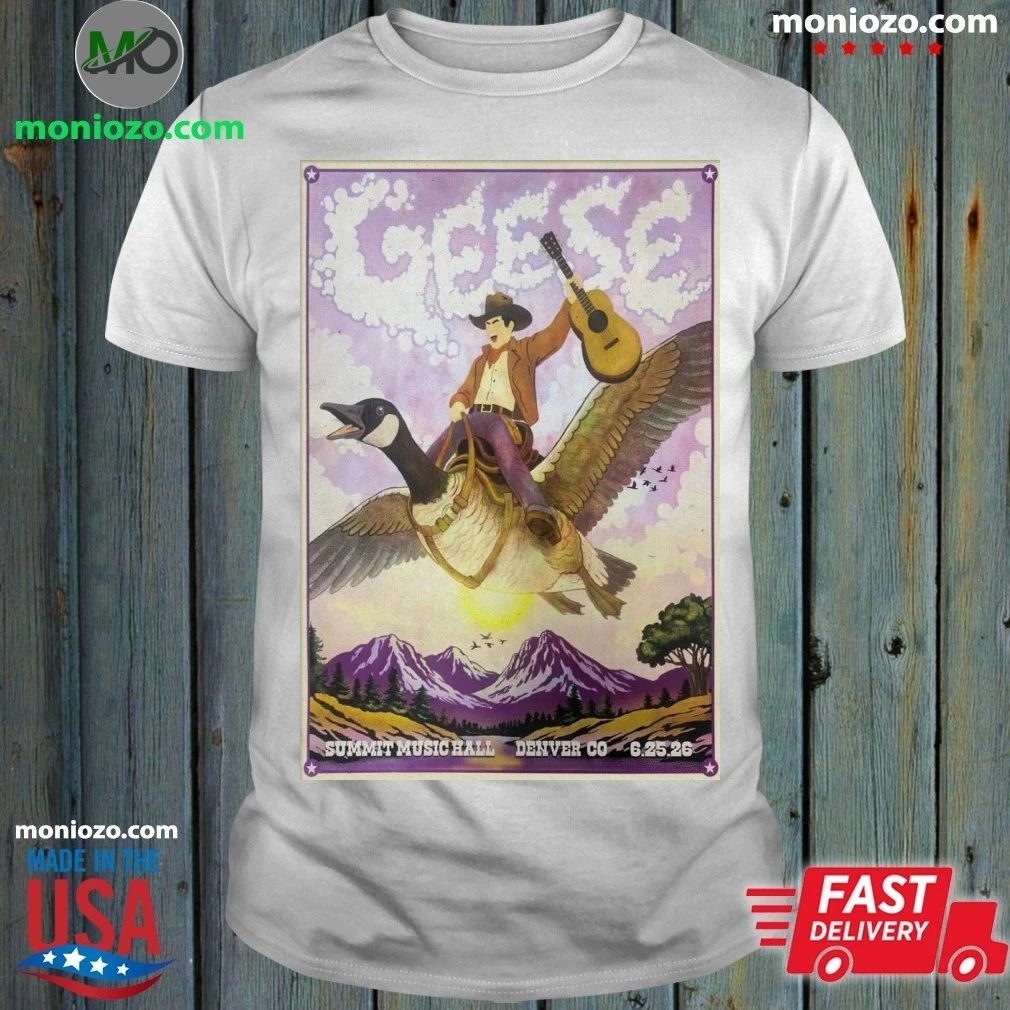 Geese 2026 Denver Tour Poster Shirt