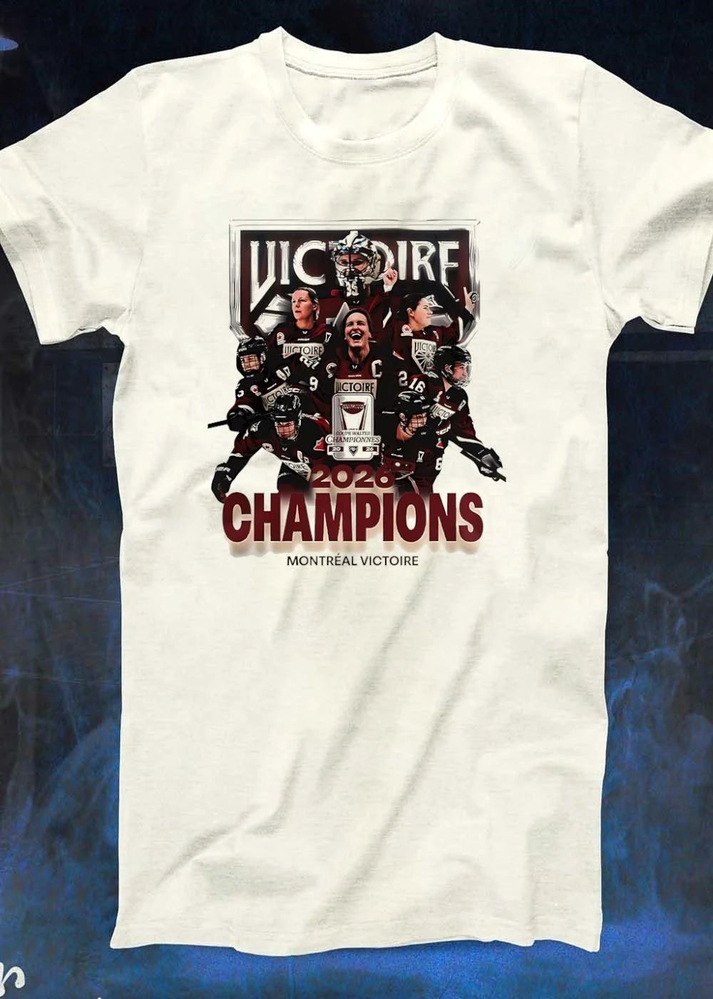 Montreal Victoire 2026 Walter Cup Champions LPHF Hockey shirt