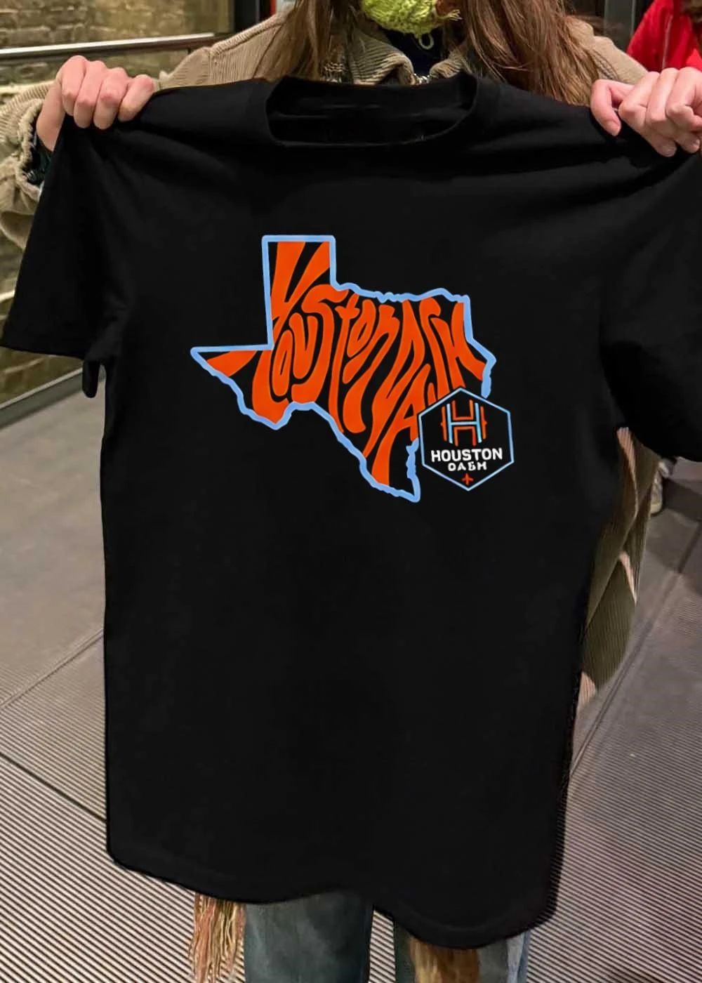 Houston Dash Texas State Map Soccer shirt