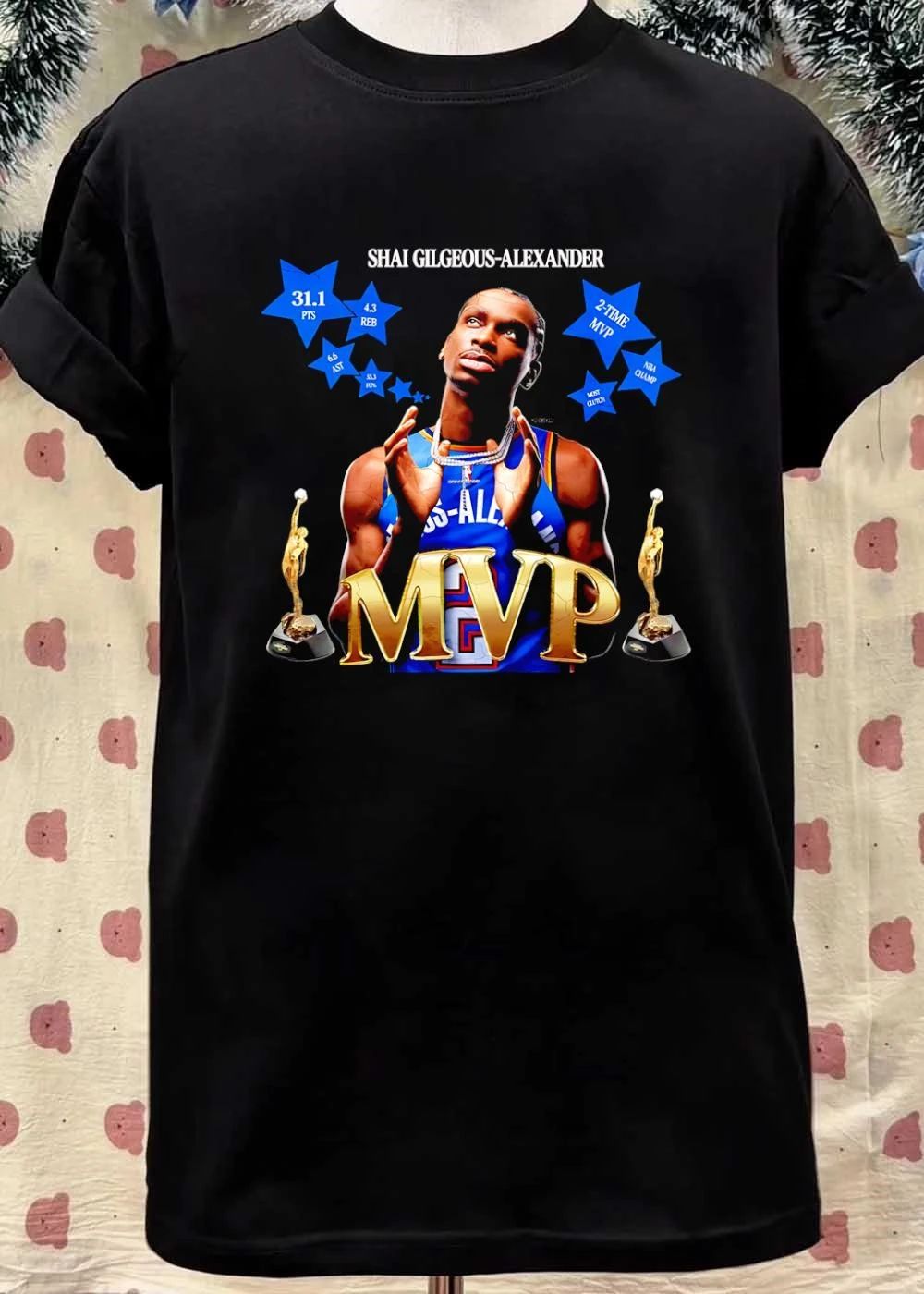 Shai Gilgeous-Alexander MVP Trophy Basketball shirt