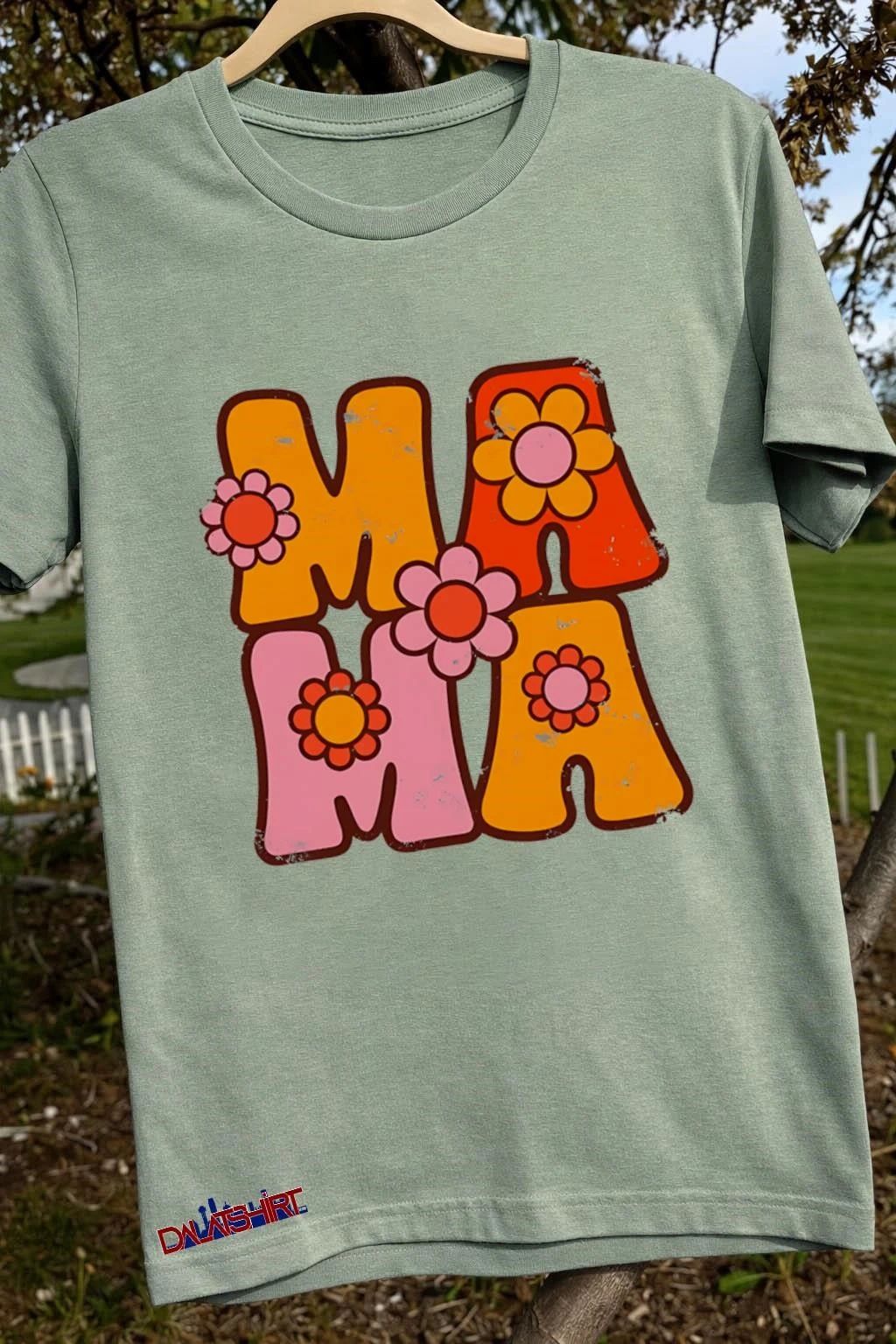 Mama Flower Power Mother’s Day shirt