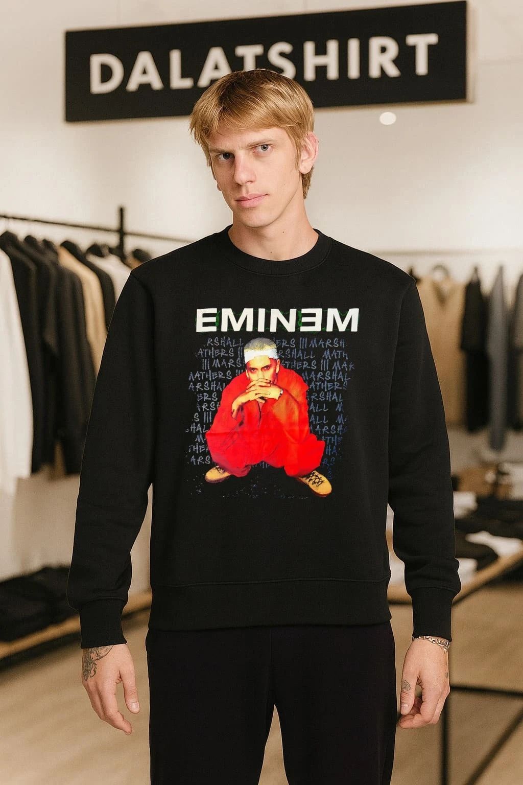 Eminem Marshall Mathers III Red Jumpsuit Album shirt