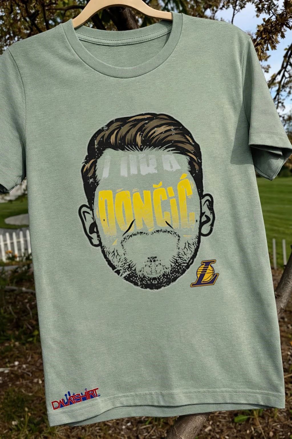 Luka Doncic Los Angeles Lakers Player Silhouette shirt