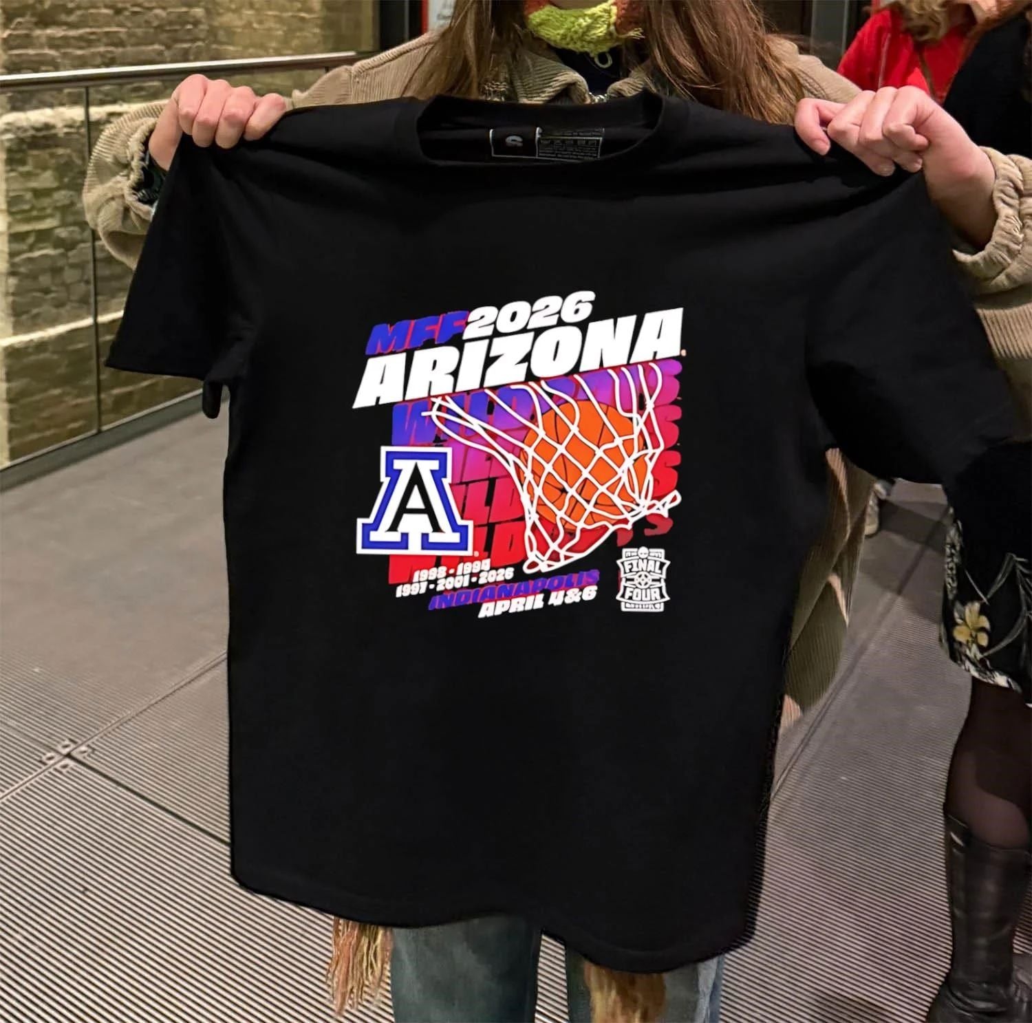 Arizona Wildcats 2026 Men’s Basketball Final Four Bound MFF shirt