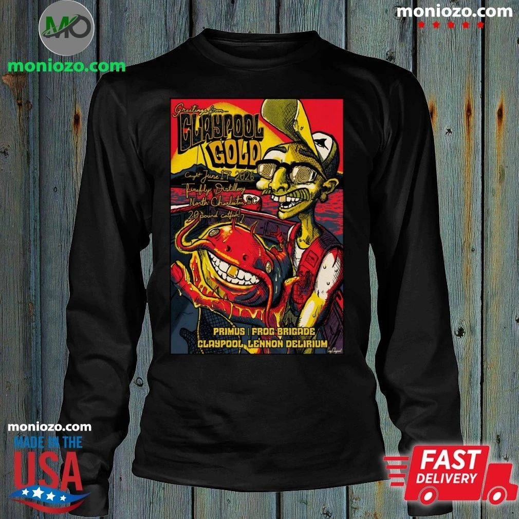 Primus North Charleston Tour On June 17 2026 Poster T-Shirt