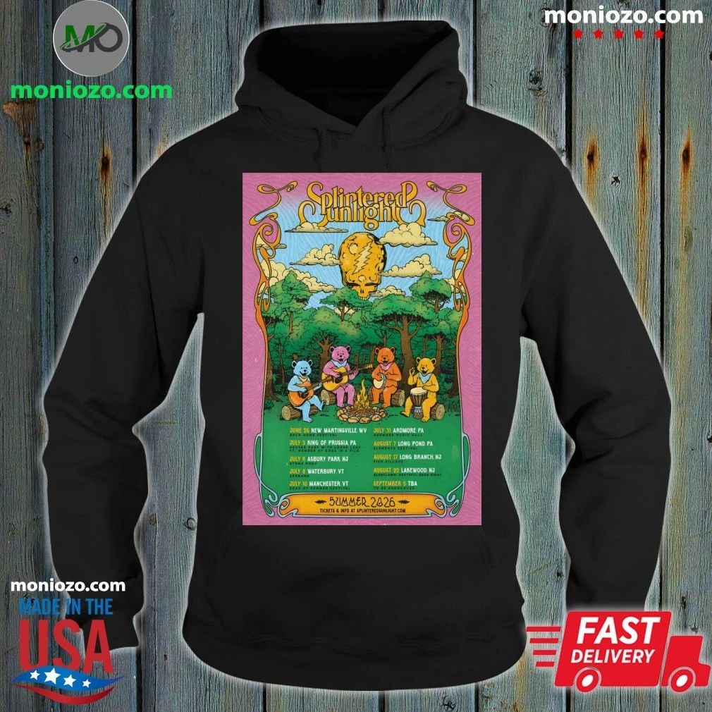 Poster Splintered Sunlight Summer Tour 2026 Shirt