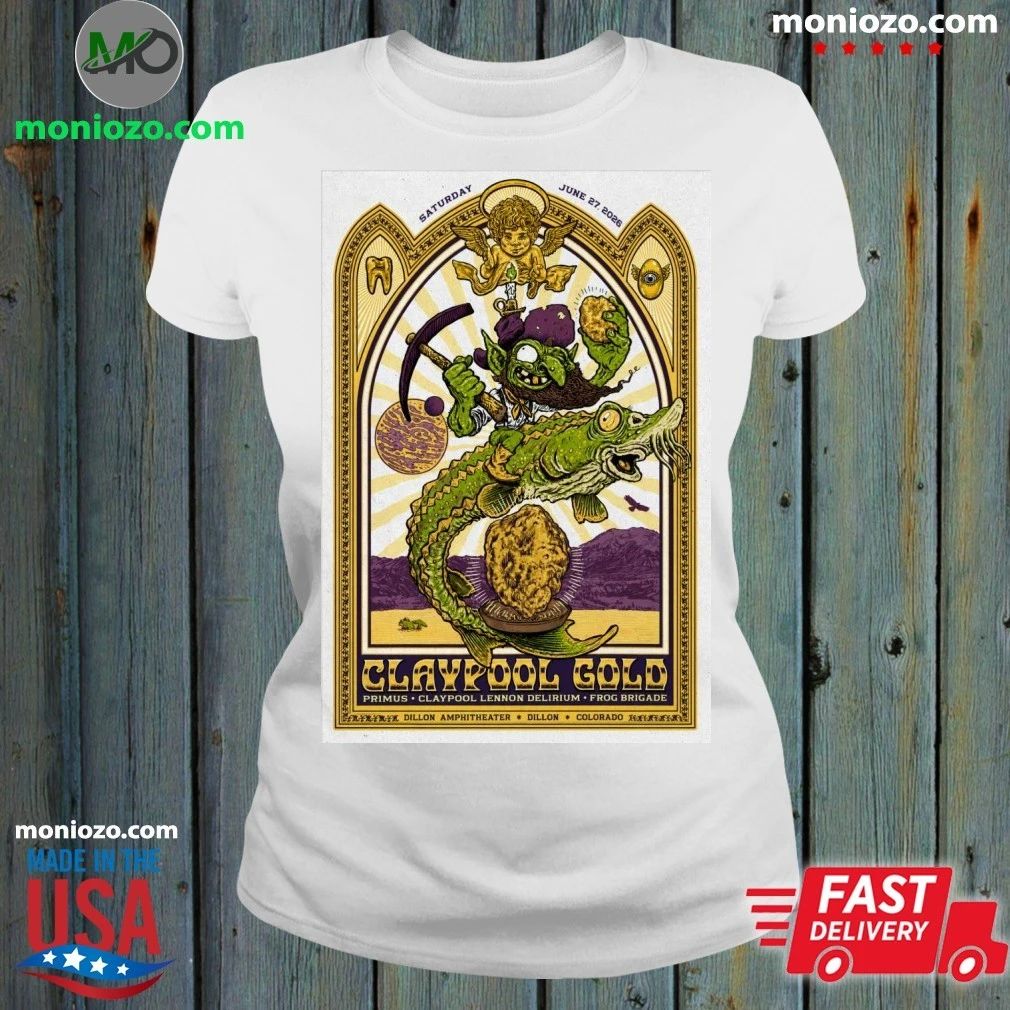 Primus At Dillon Amphitheater On June 27 2026 Poster Shirt