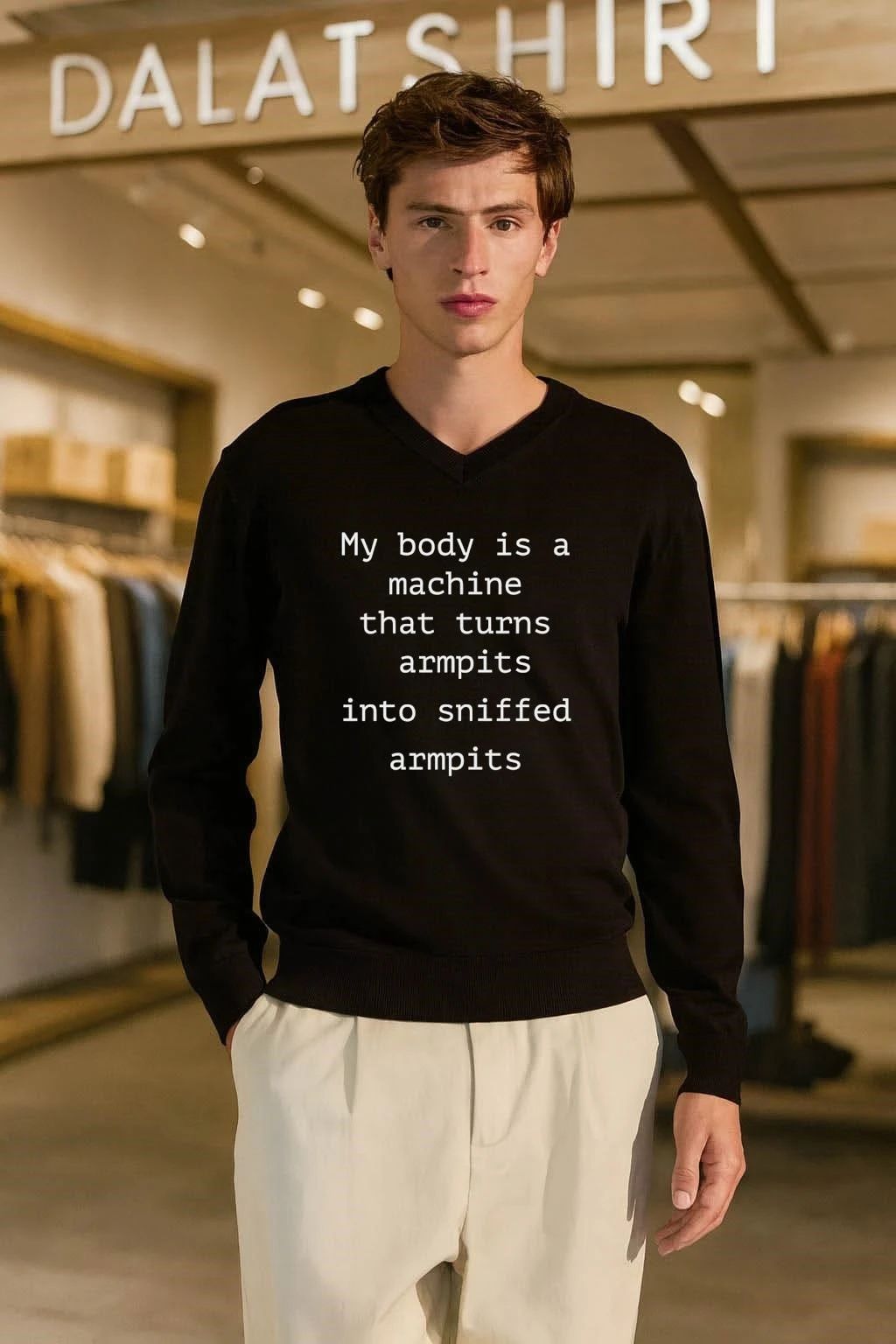 My Body Is A Machine That Turns Armpits Into Sniffed Armpits T-Shirt