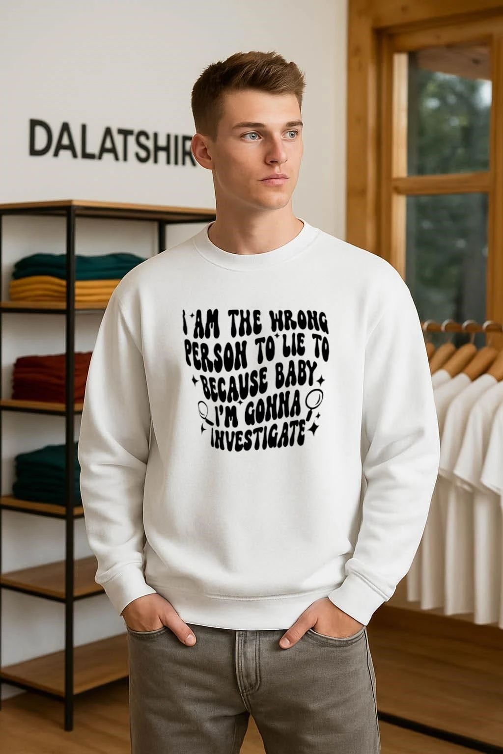 I Am The Wrong Person To Lie To Because Baby I’m Gonna Investigate shirt