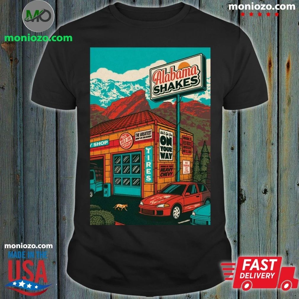 Alabama Shakes At Red Rocks Amphitheatre On May 25 2026 Poster Shirt