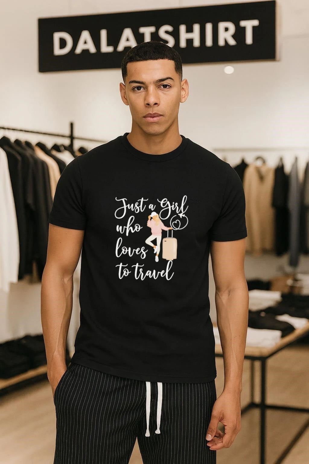 Just a girl who loves to travel shirt