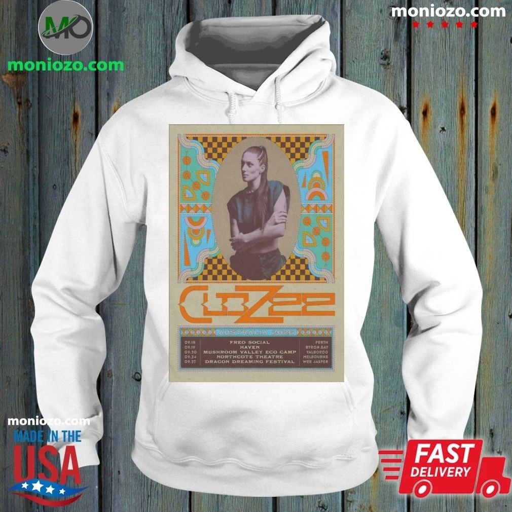 Original CloZee Australia 2026 Tour Poster Shirt
