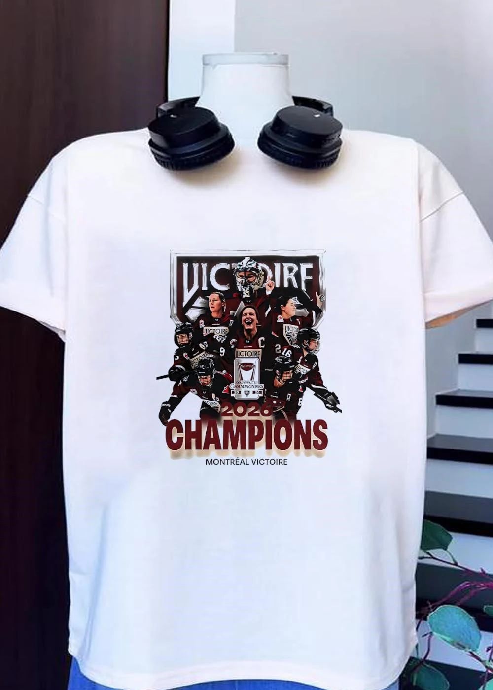 Montreal Victoire 2026 Walter Cup Champions LPHF Hockey shirt