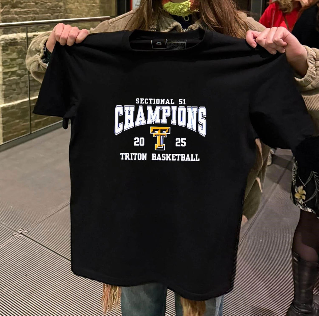 Sectional 51 Champions 2025 Triton Basketball shirt