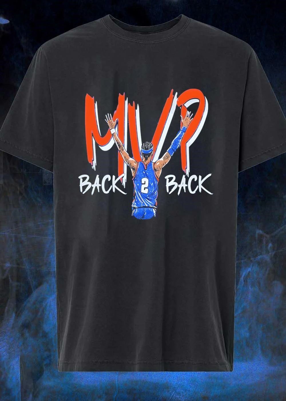 MVP Back To Back Shai Gilgeous-Alexander OKC shirt