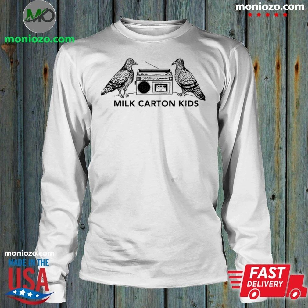 Original The Milk Carton Kids Boombox Bird Shirt