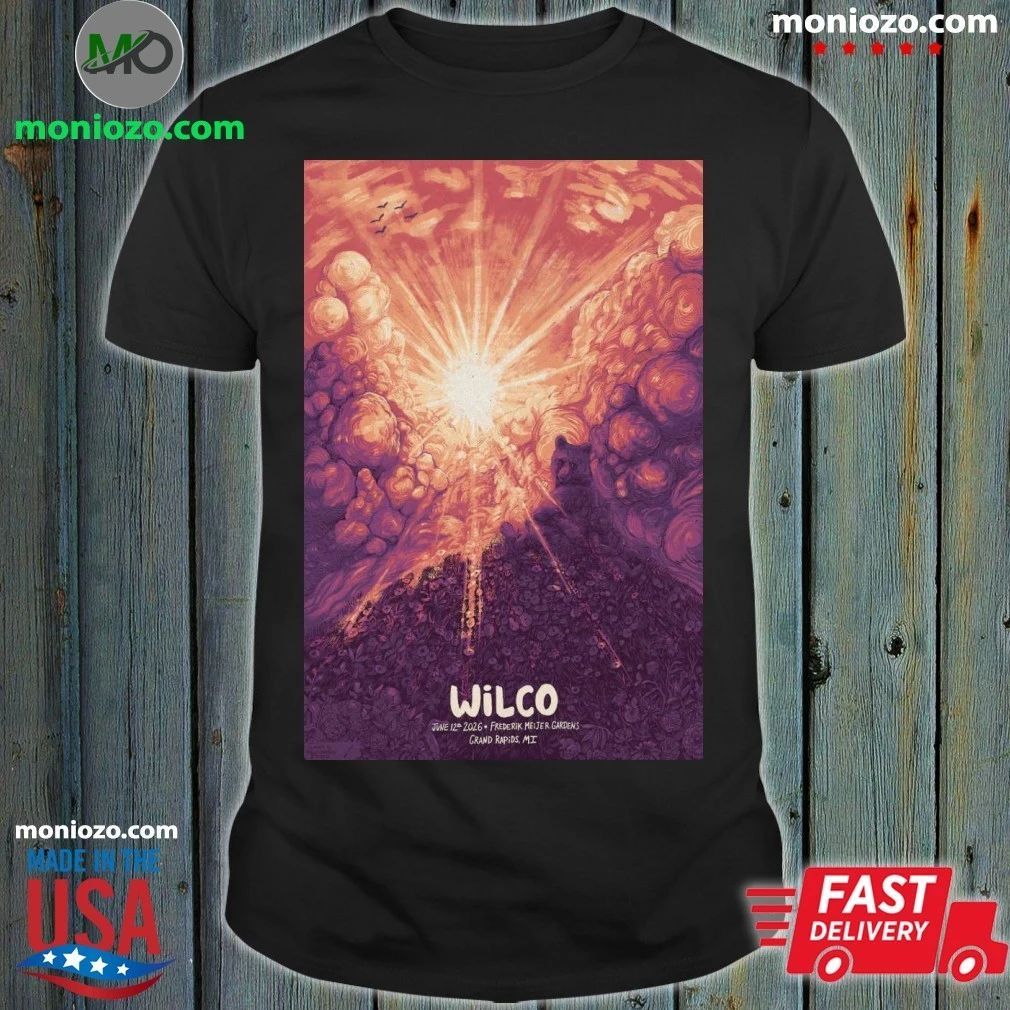 Original Wilco Grand Rapids MI 6 12 2026 Poster Shirt