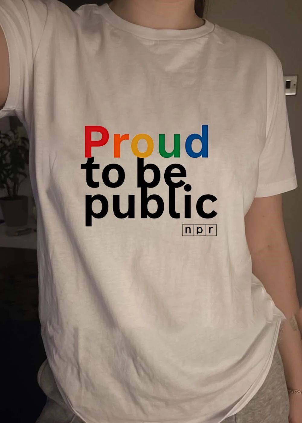 NPR Proud to Be Public Rainbow LGBTQ+ Pride 2026 Shirt