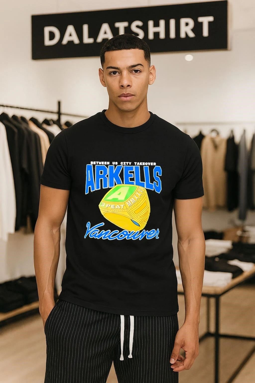Arkells Vancouver Between Us City Takeover 3 Peat 2026 Ring shirt