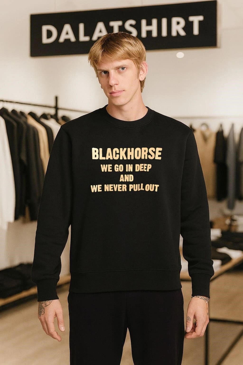 Blackhorse We Go In Deep And We Never Pull Out shirt