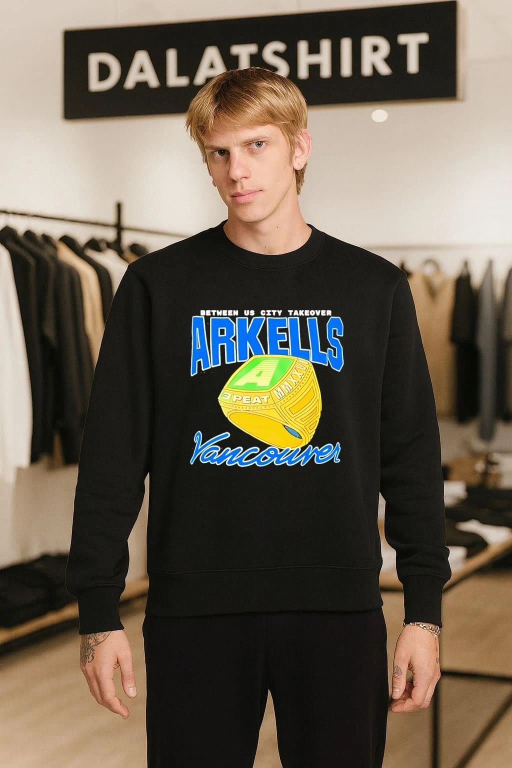 Arkells Vancouver Between Us City Takeover 3 Peat 2026 Ring shirt