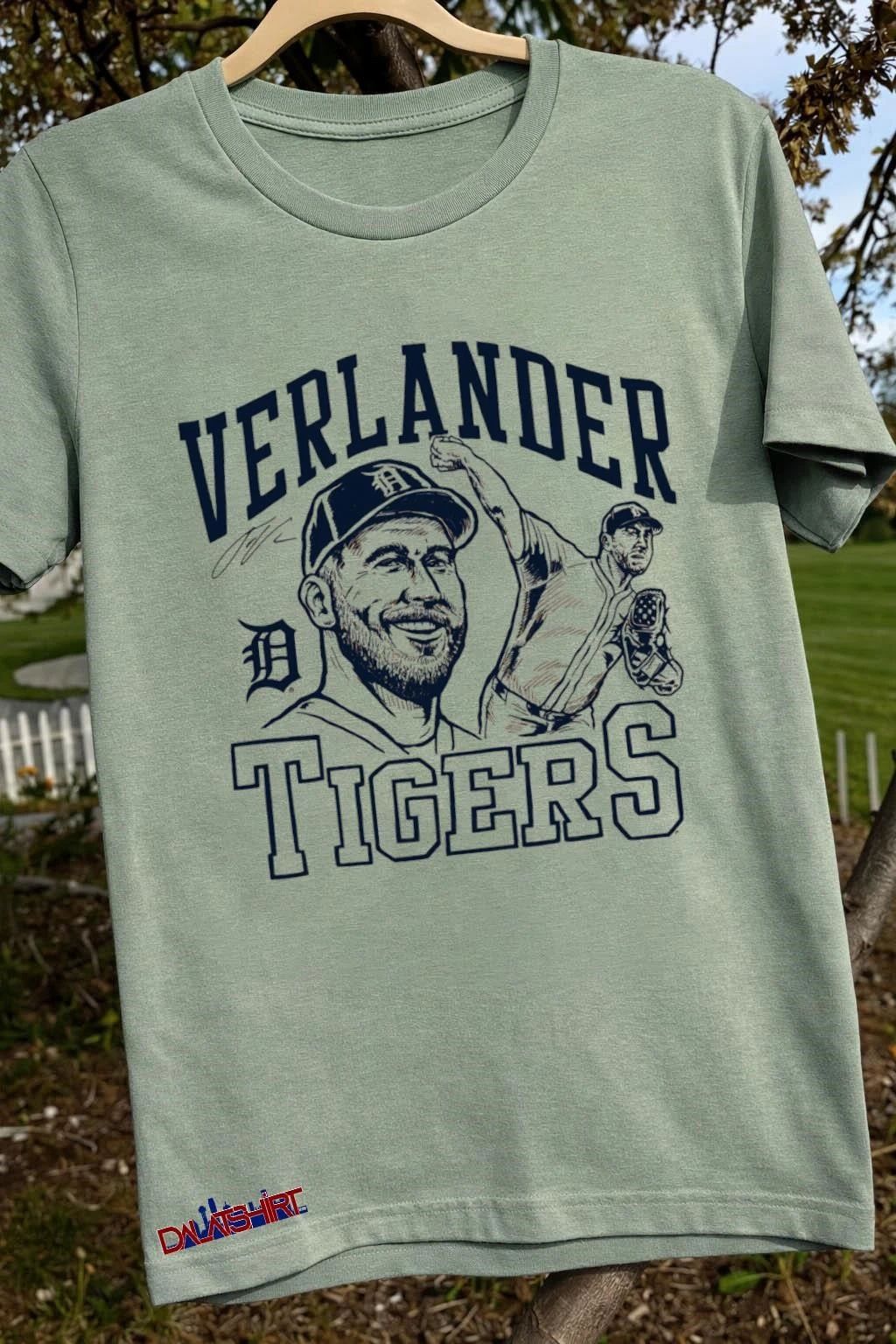 Tigers Justin Verlander Signature Homage shirt