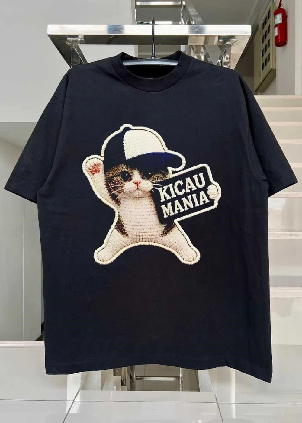 Kicau Mania Crochet Cat cute shirt