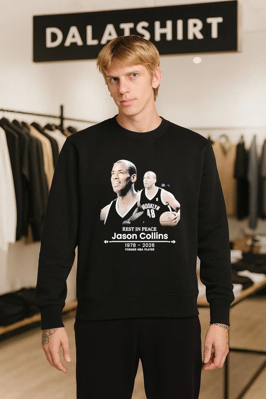 RIP Jason Collins NBA Player Passed Away 1978-2026 shirt
