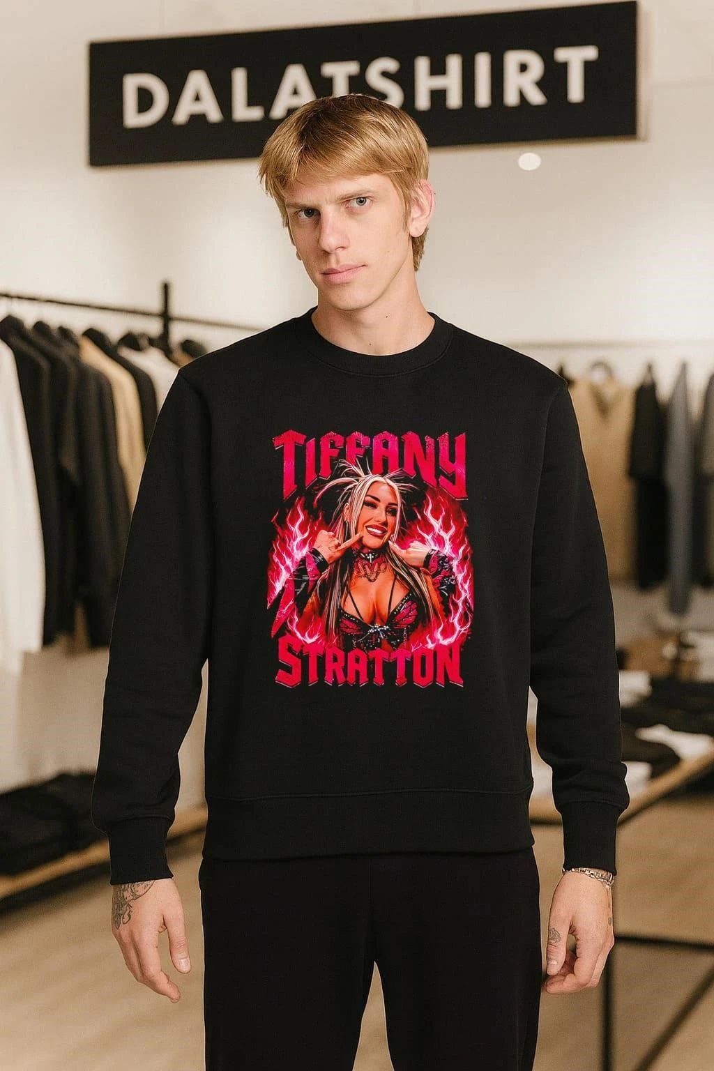 Tiffany Stratton Center Of The Universe Pink Aesthetic Graphic shirt