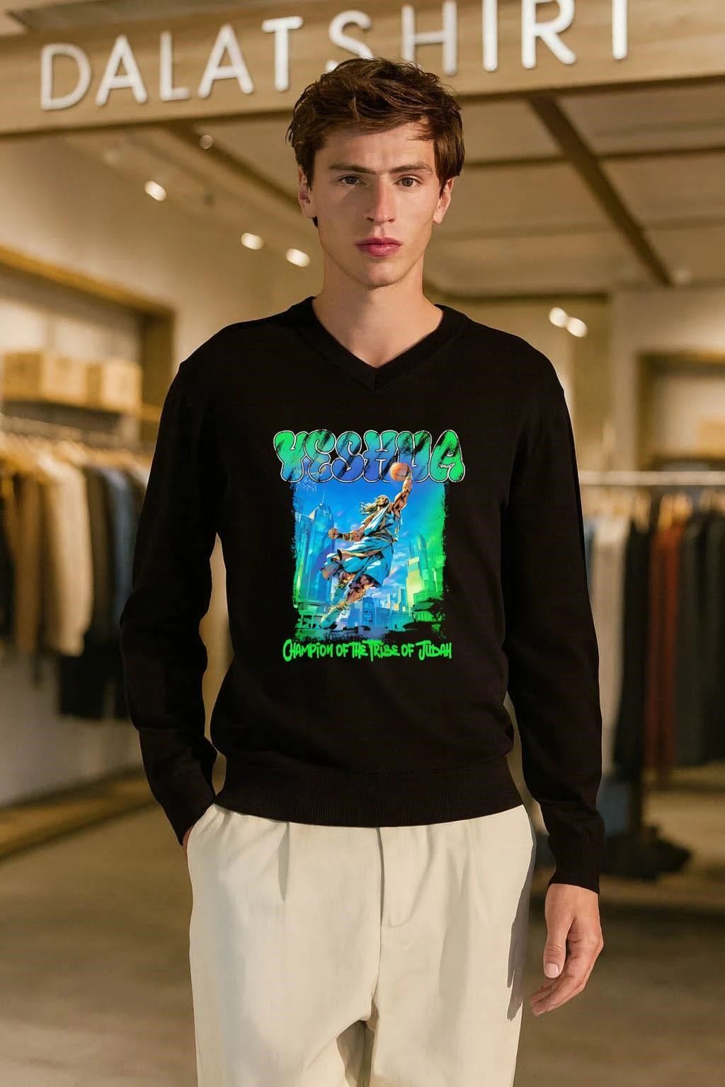 Yeshua Champion Of The Tribe Of Judah Jesus Basketball Dunk shirt