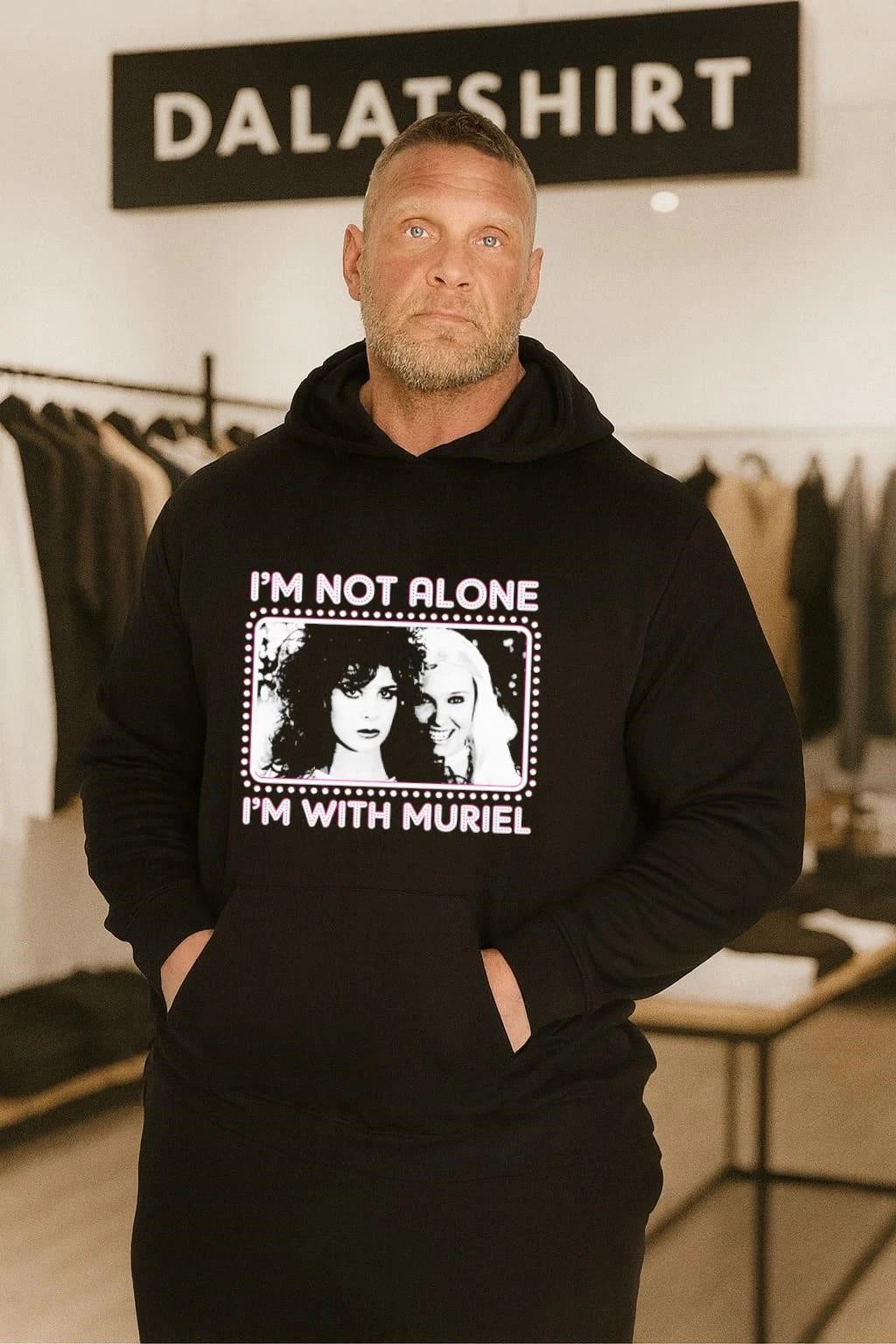 I’m Not Alone I’m With Muriel Two Women Marquee Graphic T-Shirt