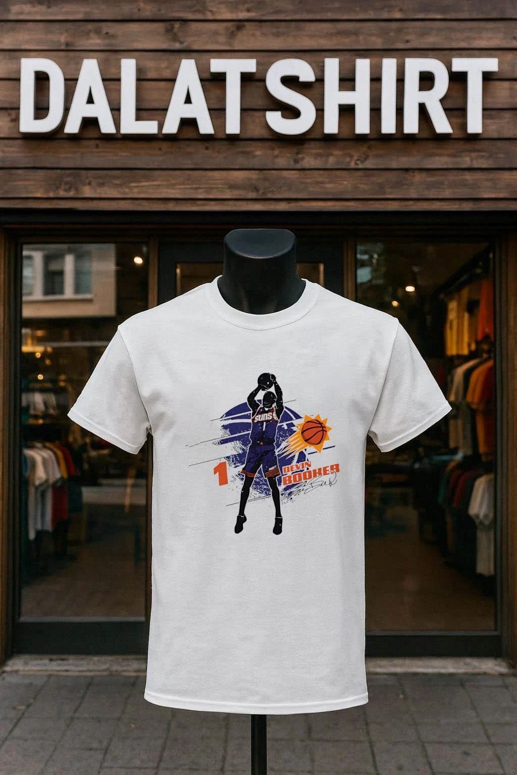 Devin Booker Phoenix Suns Silhouette shirt