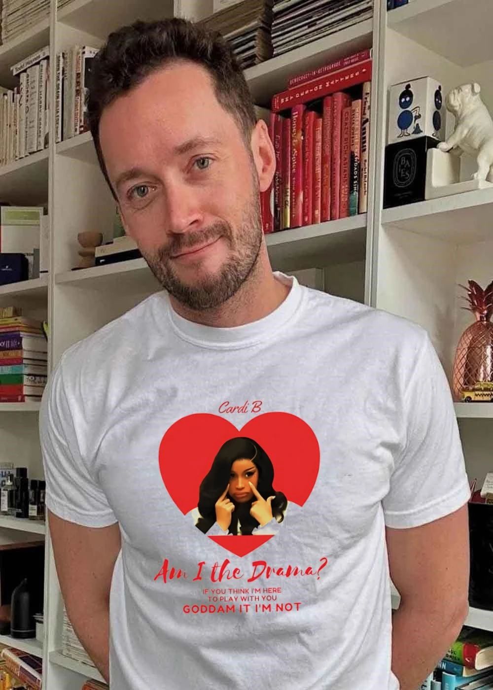 Cardi B Am I The Drama Heart Meme shirt