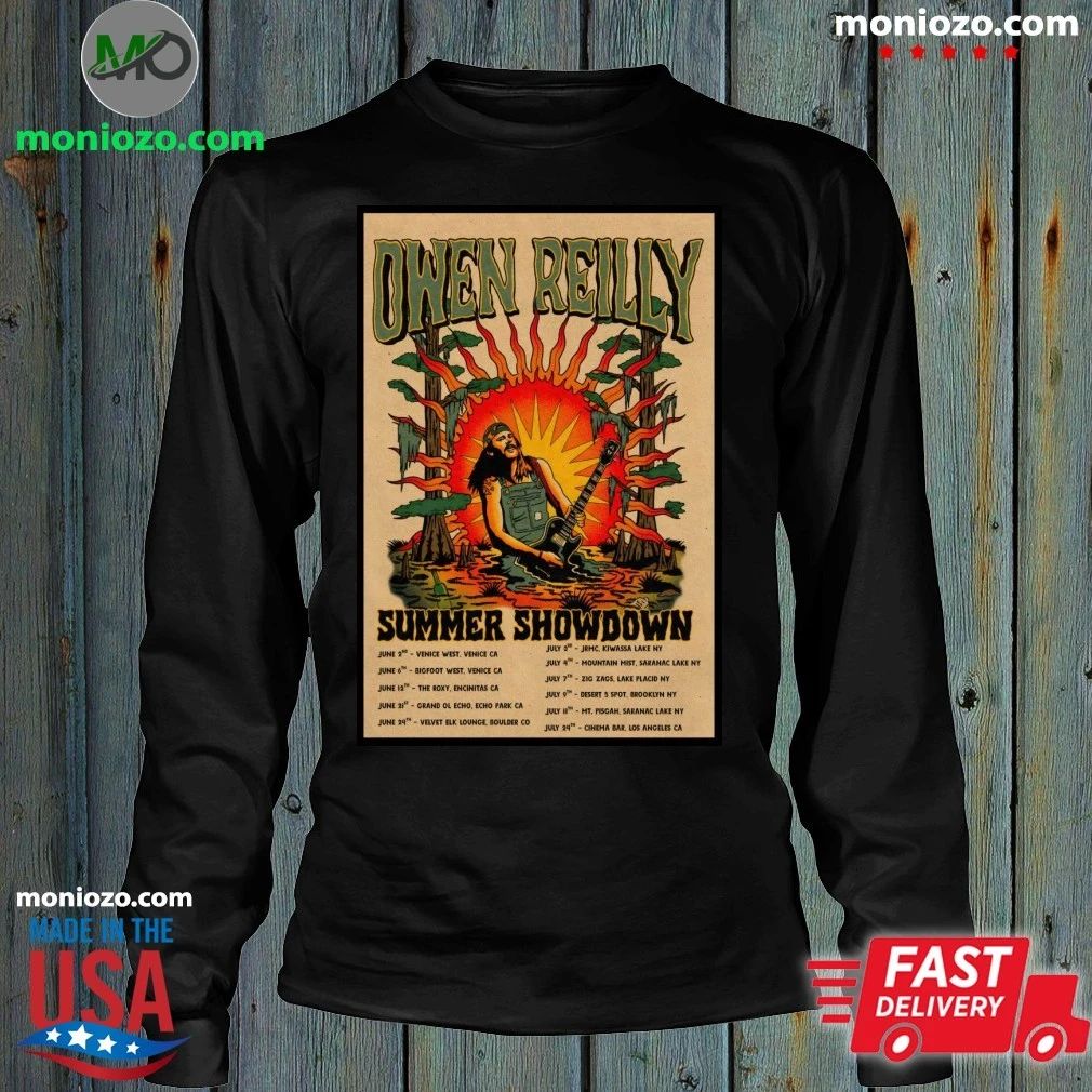 Original Owen Reilly 2026 Summer Showdown Shows Poster Shirt