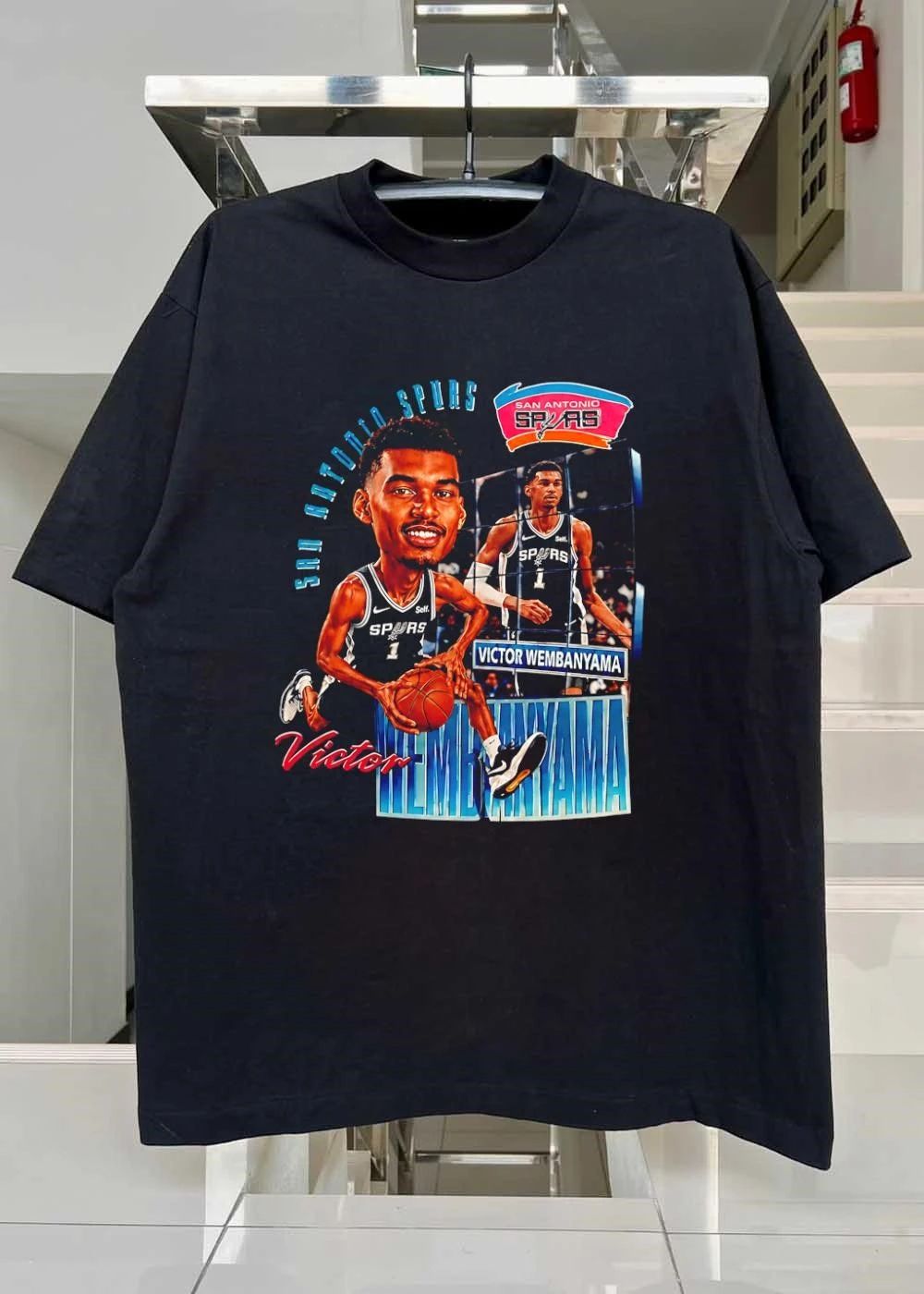 San Antonio Spurs Victor Wembanyama Caricature shirt