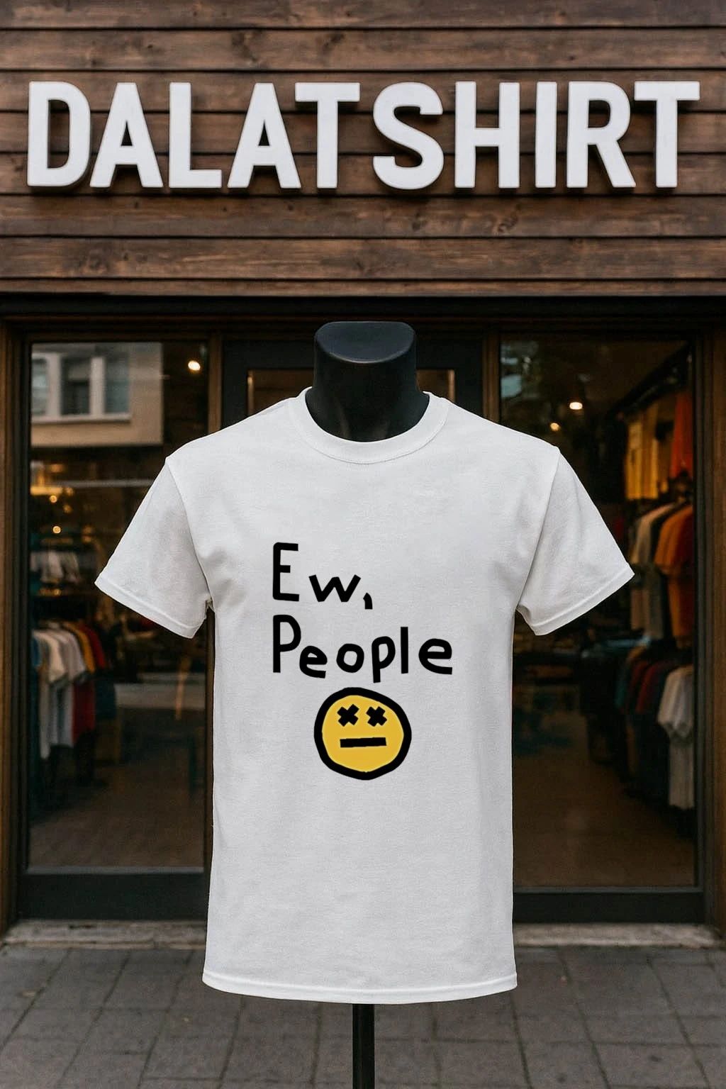 Ew People Dead Face Emoji shirt
