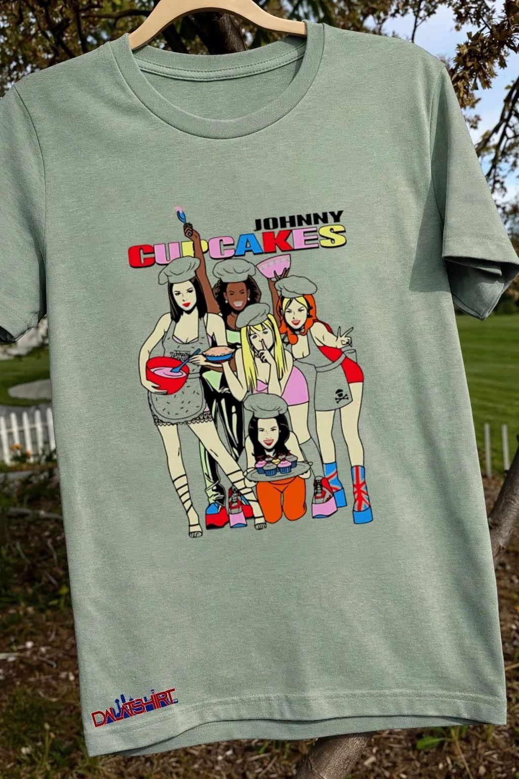 Johnny Cupcakes Spice Girls British Pop Girl Group Baking shirt
