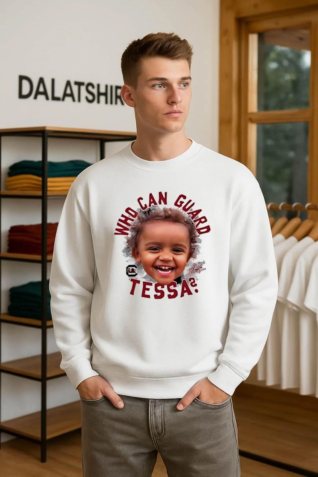 Chloe kitts who can guard tessa shirt