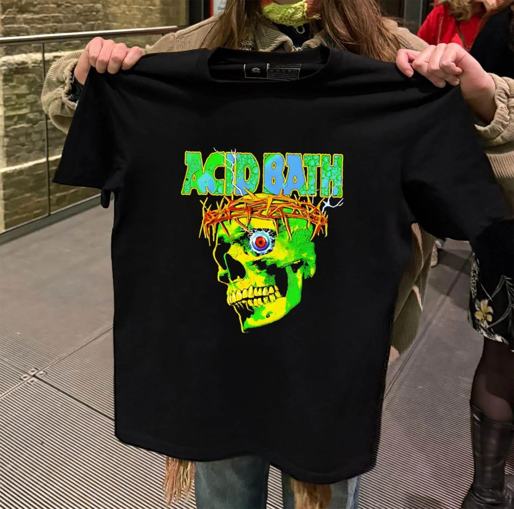 Acid Bath Skull When The Kite String Pops shirt