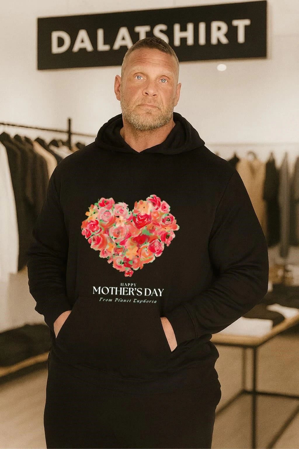 Happy Mother’s Day From Planet Euphoria Floral Heart shirt
