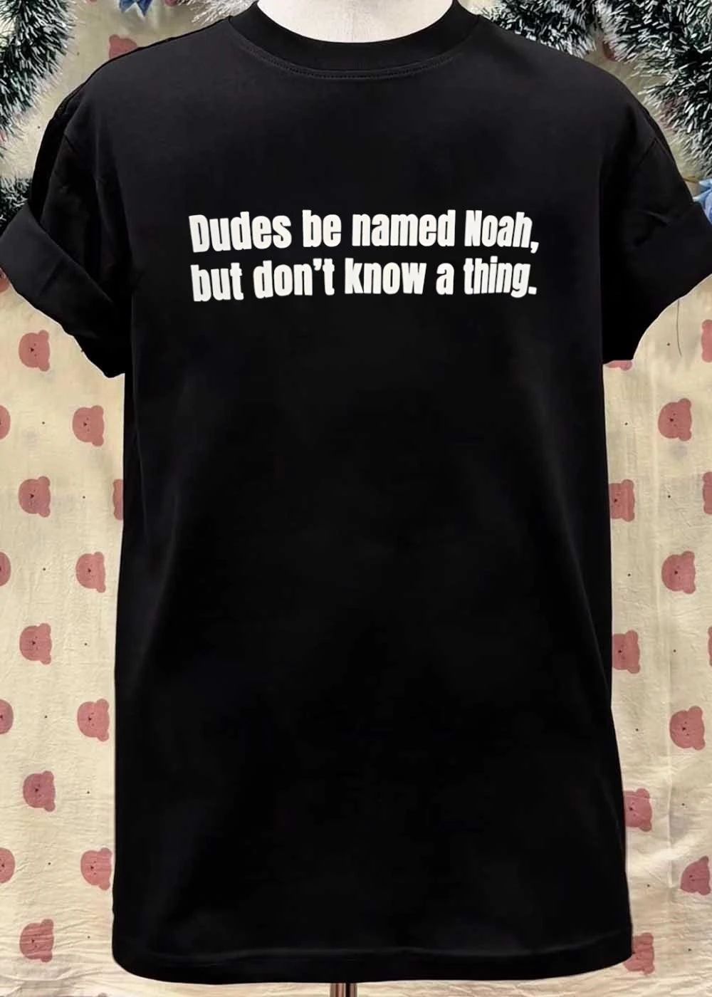 Dudes Be Named Noah, But Don’t Know A Thing. T-Shirt