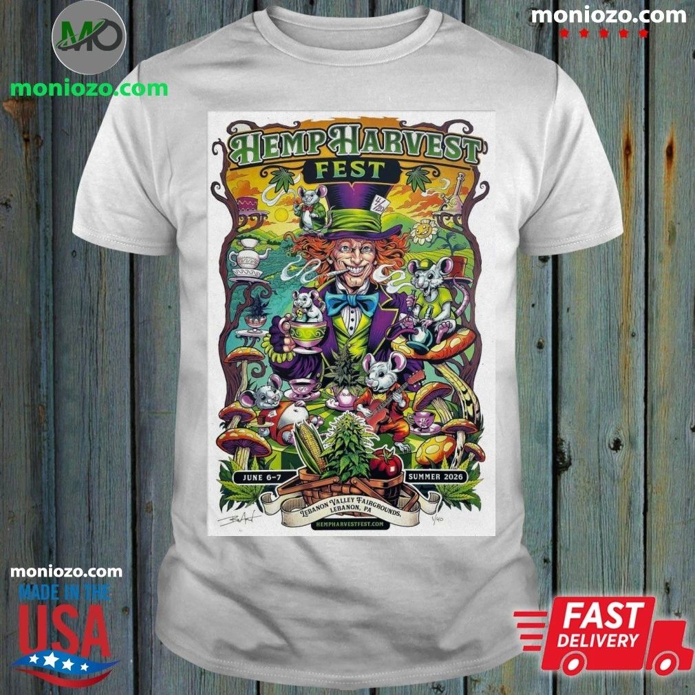 Original The Hemp Harvest Fest June 6–7, 2026 in Lebanon, Pennsylvania Poster Shirt