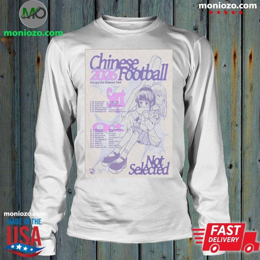 Chinese Football Band Occupy The Absence Tour 2026 Poster Shirt