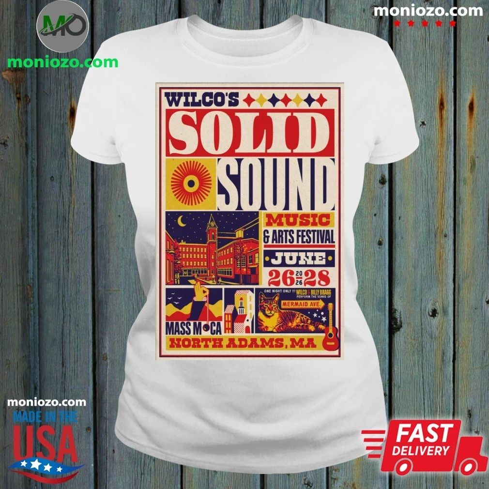 Wilco Solid Sound Festival June 26-28 2026 Poster T-Shirt