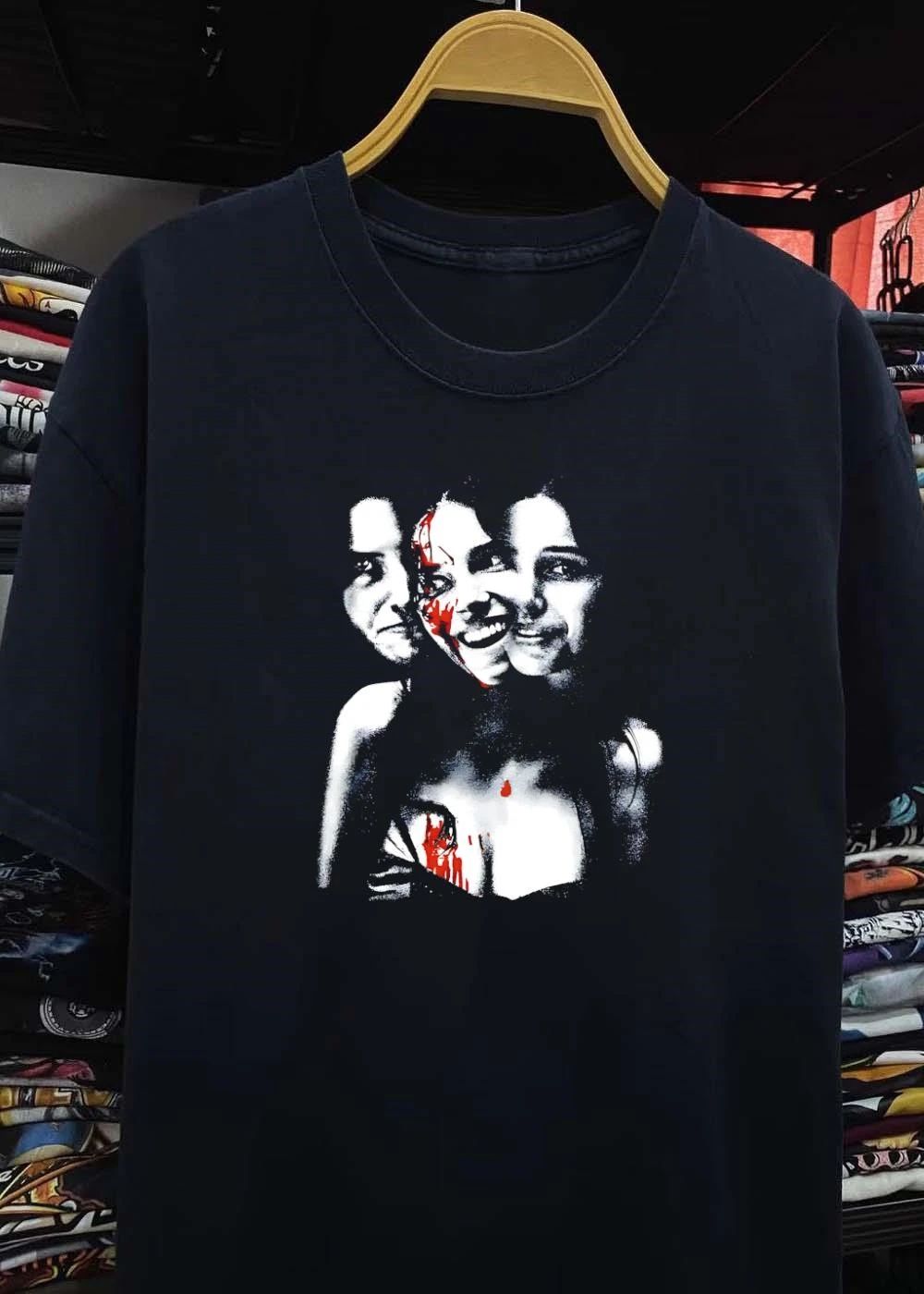 Bloody Three Faces Horror T-Shirt
