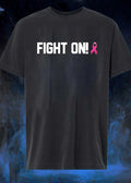 Sam Riegel fight on cancer awareness shirt
