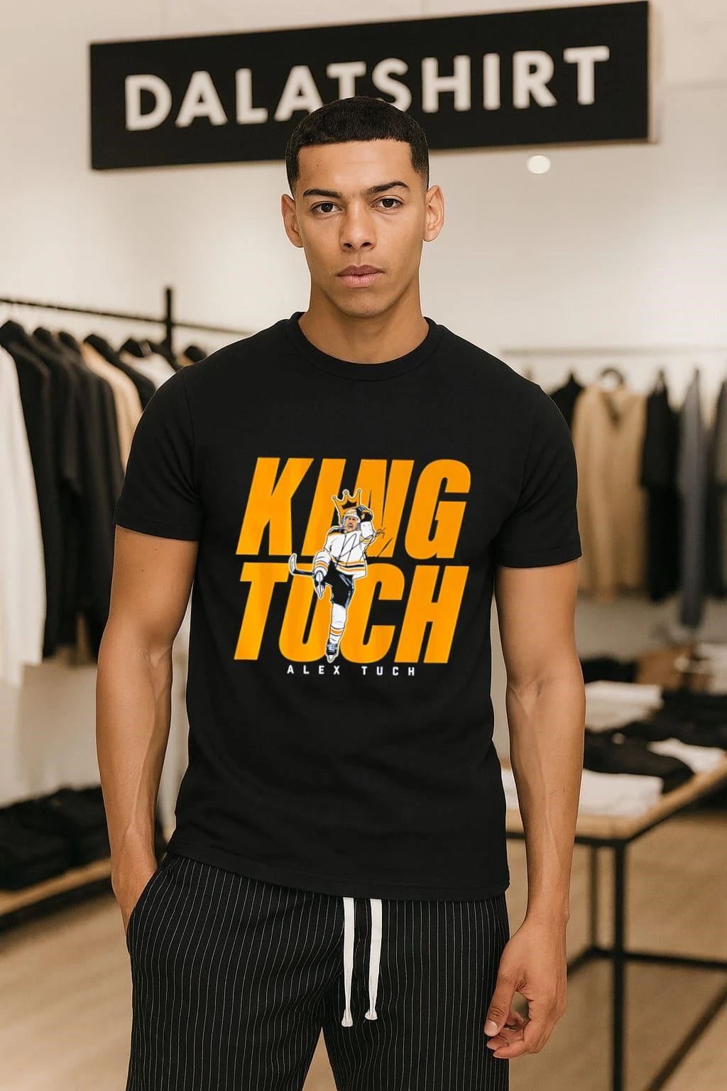 King Tuch Alex Tuch Buffalo Hockey Player Victory Pose shirt