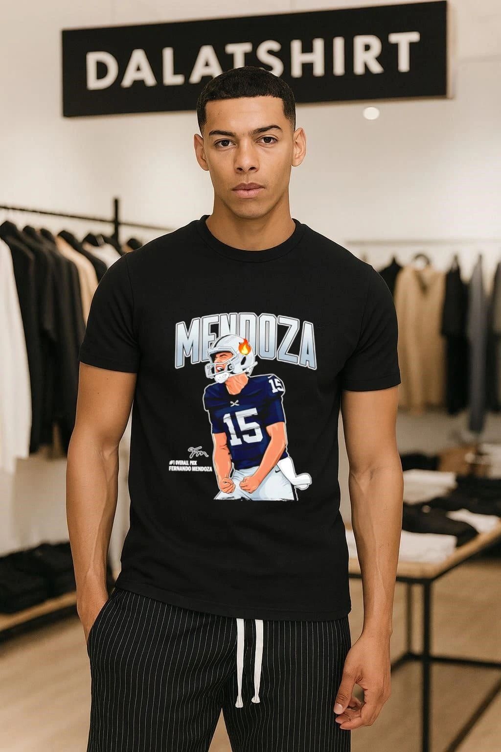 Mendoza #1 Overall Pick Fernando Mendoza Football Quarterback shirt