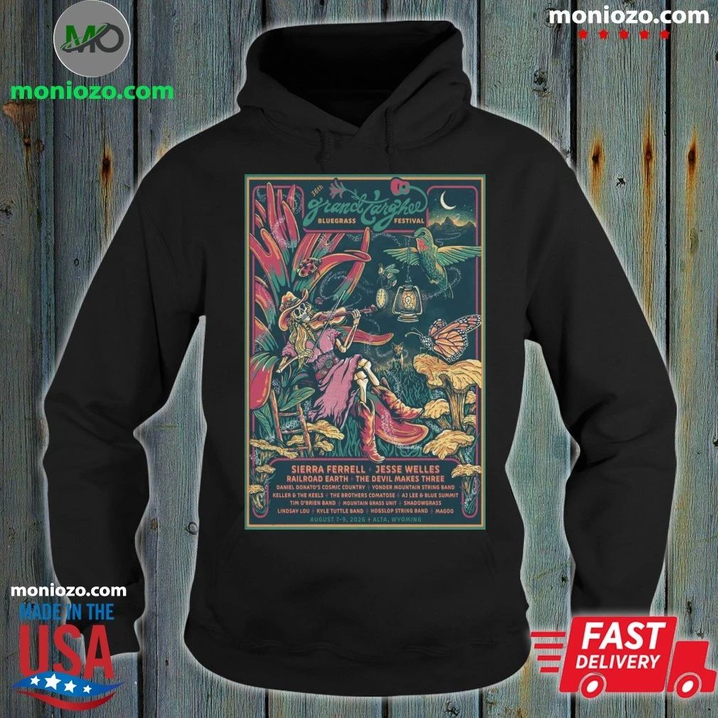 Grand Targhee Bluegrass Festival In Alta, WY On August 7-9 2026 Poster Shirt