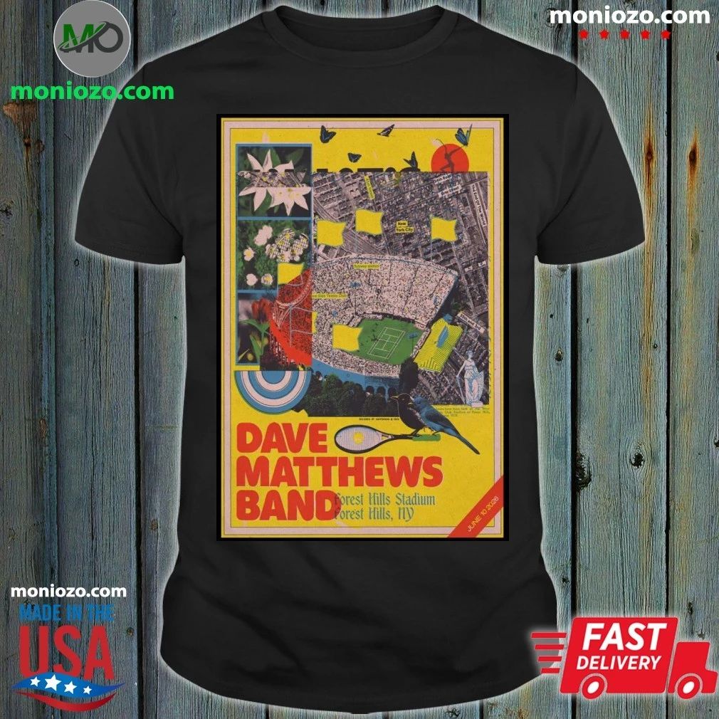 Dave Matthews Band At Forest Hills Stadium New York On June 10 2026 Poster Shirt